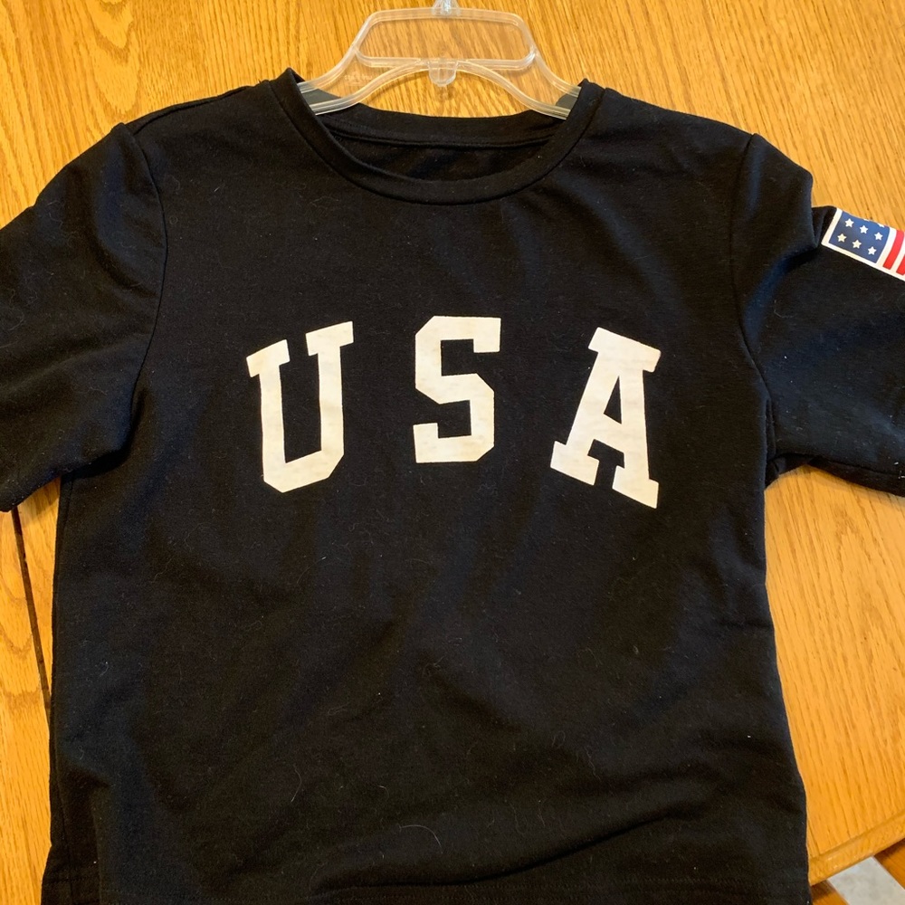 Patriotic crop top ! USA medium T-shirt